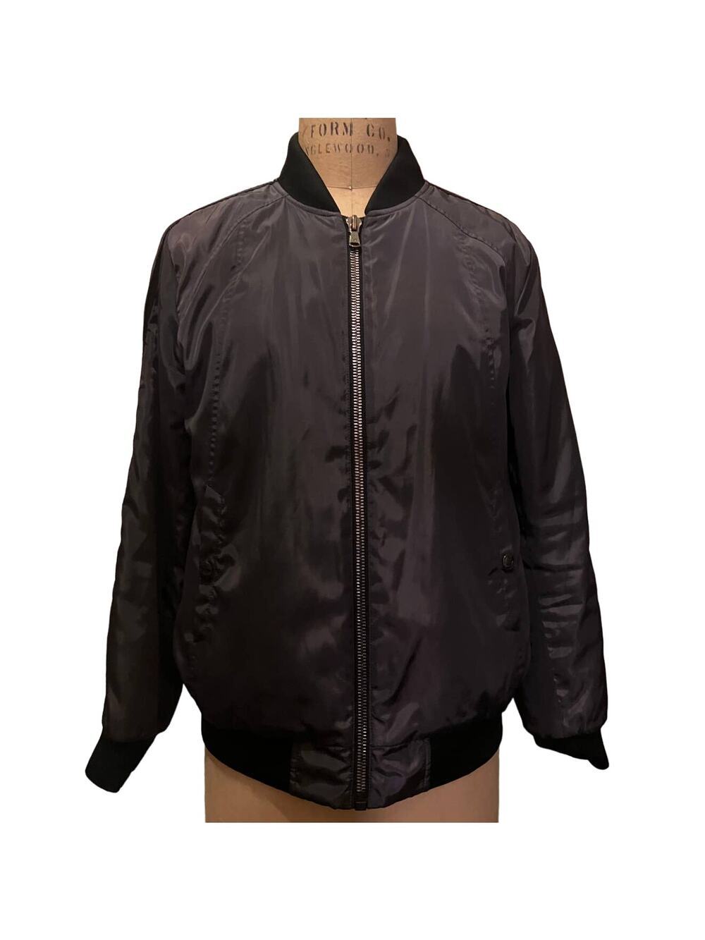 Women’s Michael Kors Gray Bomber Jacket Size L